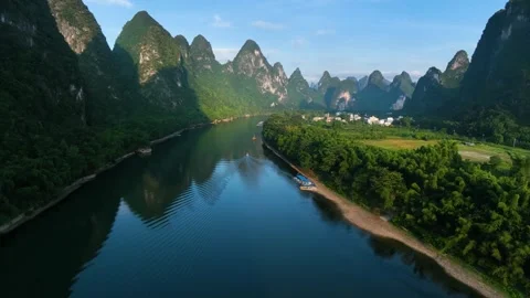 Guilin Landscape Stock Footage 240179435