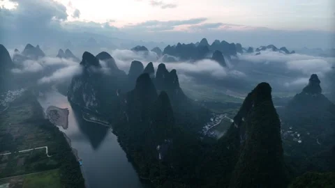 Guilin Landscape Stock Footage 244511269