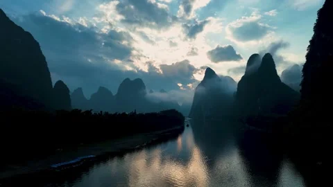 Guilin Landscape Stock Footage 244512095
