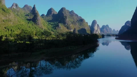 Guilin Li River Stock Footage 170311034