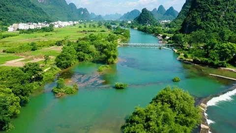 Guilin Scener Video stock 137244007