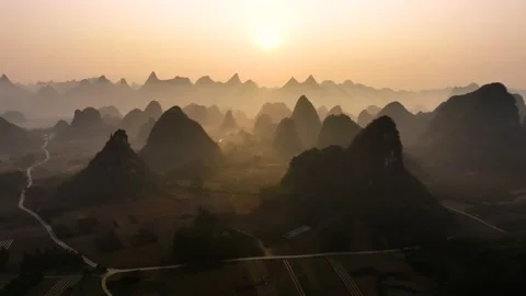 Guilin Scenery Video stock 237376187