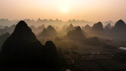 Guilin Scenery Video stock 237376189