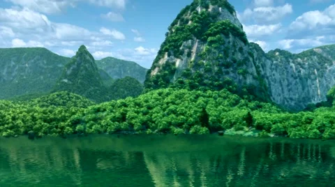 Guilin Scenery，3D Video stock 60589391