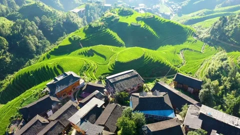 Guilin Terraces Stock Footage 138336458
