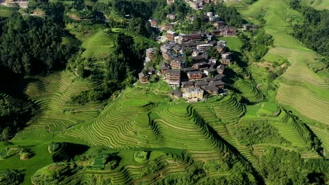 Guilin Terraces Video stock 138362190