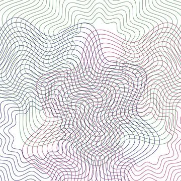 Guilloche background for certificate, design element, Watermark,security lines, イラスト素材