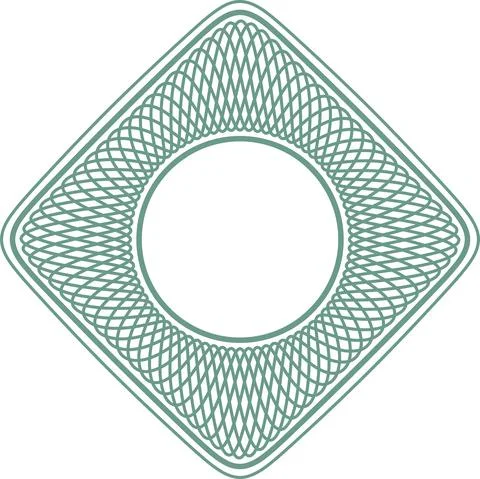 Guilloche elements for design diploma Stockillustratie
