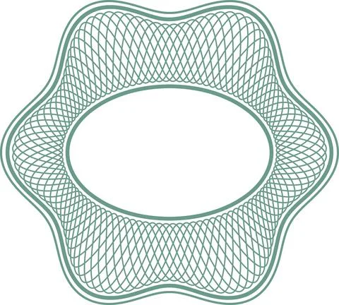 Guilloche elements for design diploma Stockillustratie