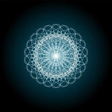 Guilloche elements suitable for use in certificates, vouchers or awards Stock Illustration