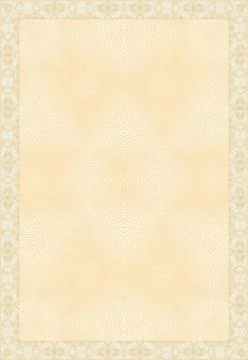 Guilloche grid and frame for certificate and diploma design, vector backgroun Stock Illustration
