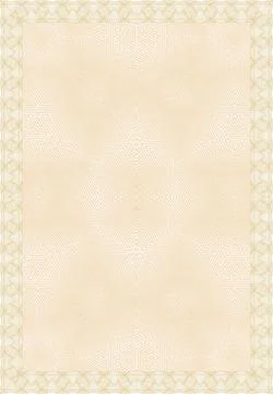 Guilloche grid and frame for certificate and diploma design, vector backgroun 스톡 일러스트