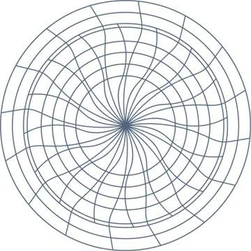 Guilloche line Pattern Rosette for certificate or other security papers. Stock Illustration