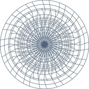 Guilloche line Pattern Rosette for certificate or other security papers. Illustrazione stock