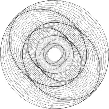 Guilloche Pattern Rosette for certificate, diploma or other security papers. 스톡 일러스트