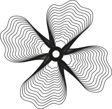 Guilloche Pattern Rosette for certificate or other security papers. 스톡 일러스트