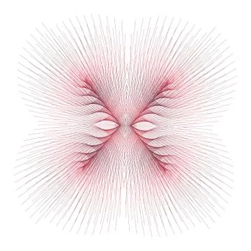 Guilloche Rosette  -  vector illustration Illustrazione stock