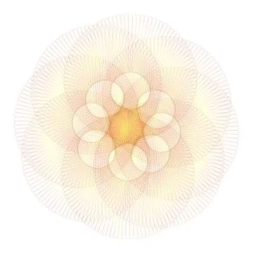 Guilloche Rosette  -  vector illustration イラスト素材