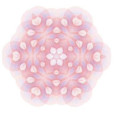 Guilloche Rosette  -  vector illustration イラスト素材