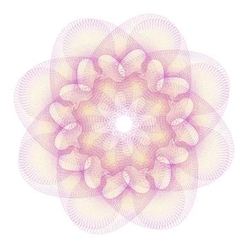 Guilloche Rosette  -  vector illustration イラスト素材