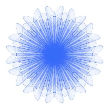 Guilloche Rosette -  vector illustration イラスト素材