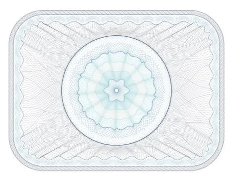 Guilloche Rosette -  vector illustration Stock Illustration