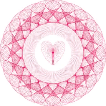 Guilloche Rosette -  vector illustration イラスト素材