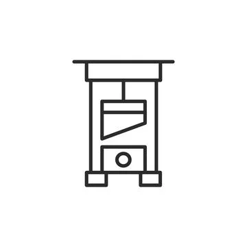 Guillotine Icon Stock Illustration