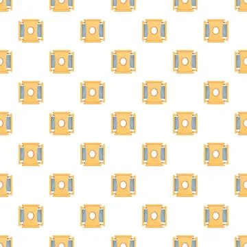 Guillotine pattern for seamless texture or background Stock Illustration