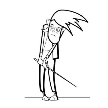 Guilty boy illustration Stock Illustration