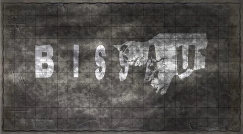 Guinea Bissau Bissau Typography Map Stock Illustration