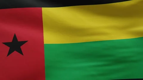 Guinea Bissau Flag Stock Footage 139018700