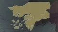 Guinea Bissau - hub of the world. Administrative 4k or 4k+ Resolution