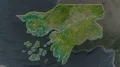 Guinea Bissau - hub of the world. Satellite 4k or 4k+ Resolution
