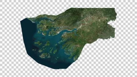 Guinea-Bissau Map Stock Illustration