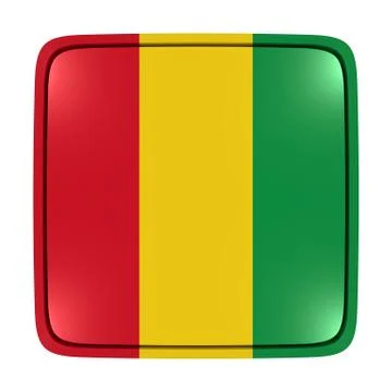 Guinea flag icon Stock Illustration