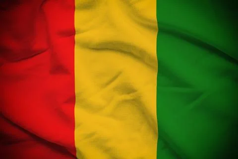Guinea Flag Foto stock