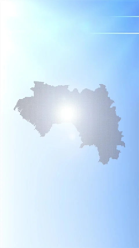 Guinea Map Opener Stock Footage 276972444