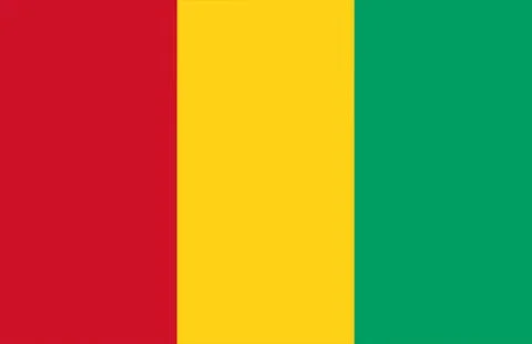Guinea National Flag Stock Illustration