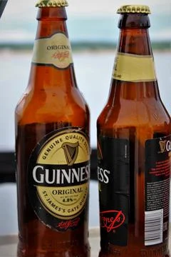 Guinness bottles Stock Photos