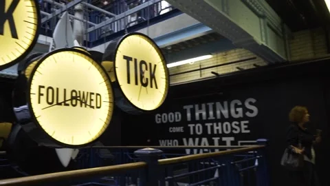 Guinness Factory Clock Stock Footage 133359772
