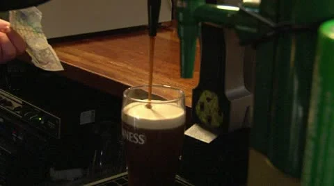 Guinness From Tap Stock Footage 10762018