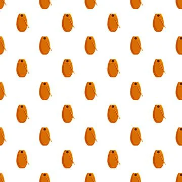 Guiro musical instrument repeating pattern background イラスト素材