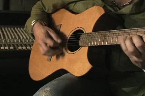 Guitar 03 Stock Footage 10723692