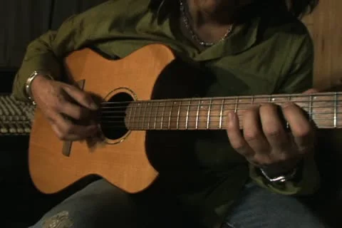 Guitar 05 Stock Footage 10723750