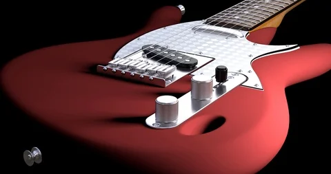 Guitar 1 Stock Footage 100202713