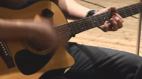 Guitar 7 Stock Footage 4280608