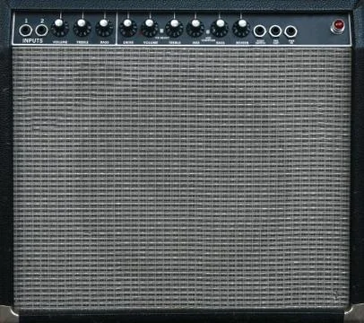 Guitar amplifier background 库存照片