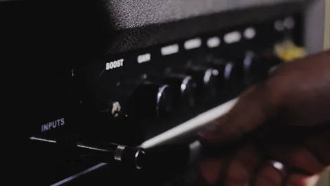 Guitar Amplifier Stock Footage 85526225