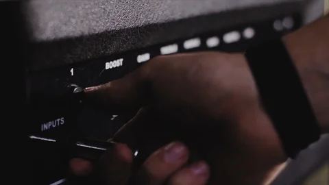 Guitar Amplifier Stock Footage 85526242